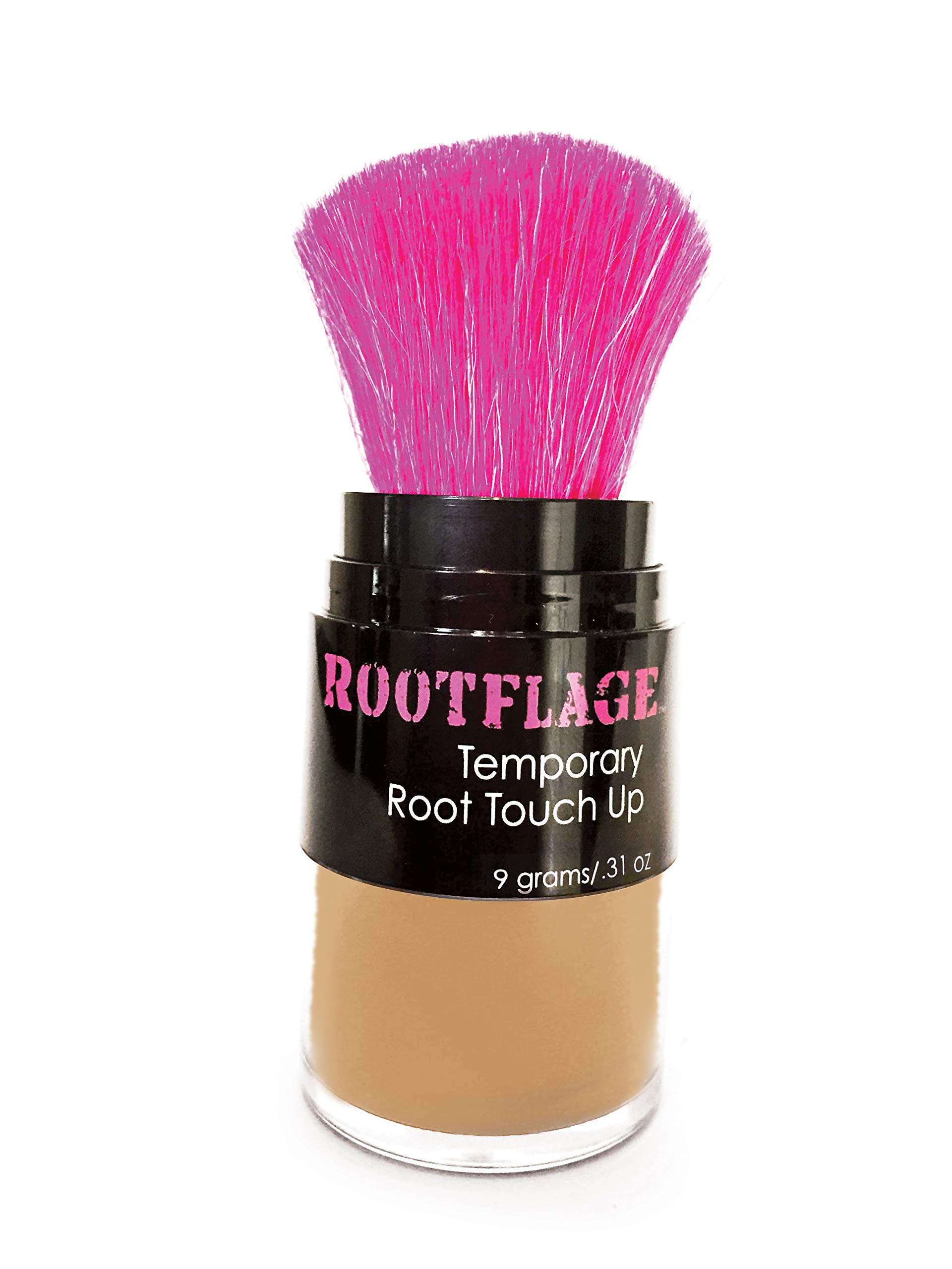 RootflageRoot Touch Up Powder - Light Brown Hair Powder for Instant Temporary Root Touch Up, Hairline Filler