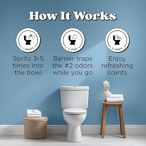 Miniatura 5 de Poo-Pourri Before-You-Go - Aerosol para inodoro, aire fresco, 4 onzas líquidas, hasta 200 usos, desodorante de olores de baño, a base de plantas