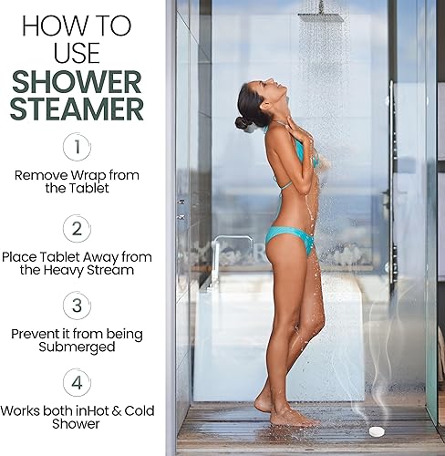 Miniatura 4 de Love Insignia Vaporizadores de ducha de aromaterapia para mujer, paquete de 18 vaporizadores de ducha orgánicos, aromaterapia, alivio del estrés,