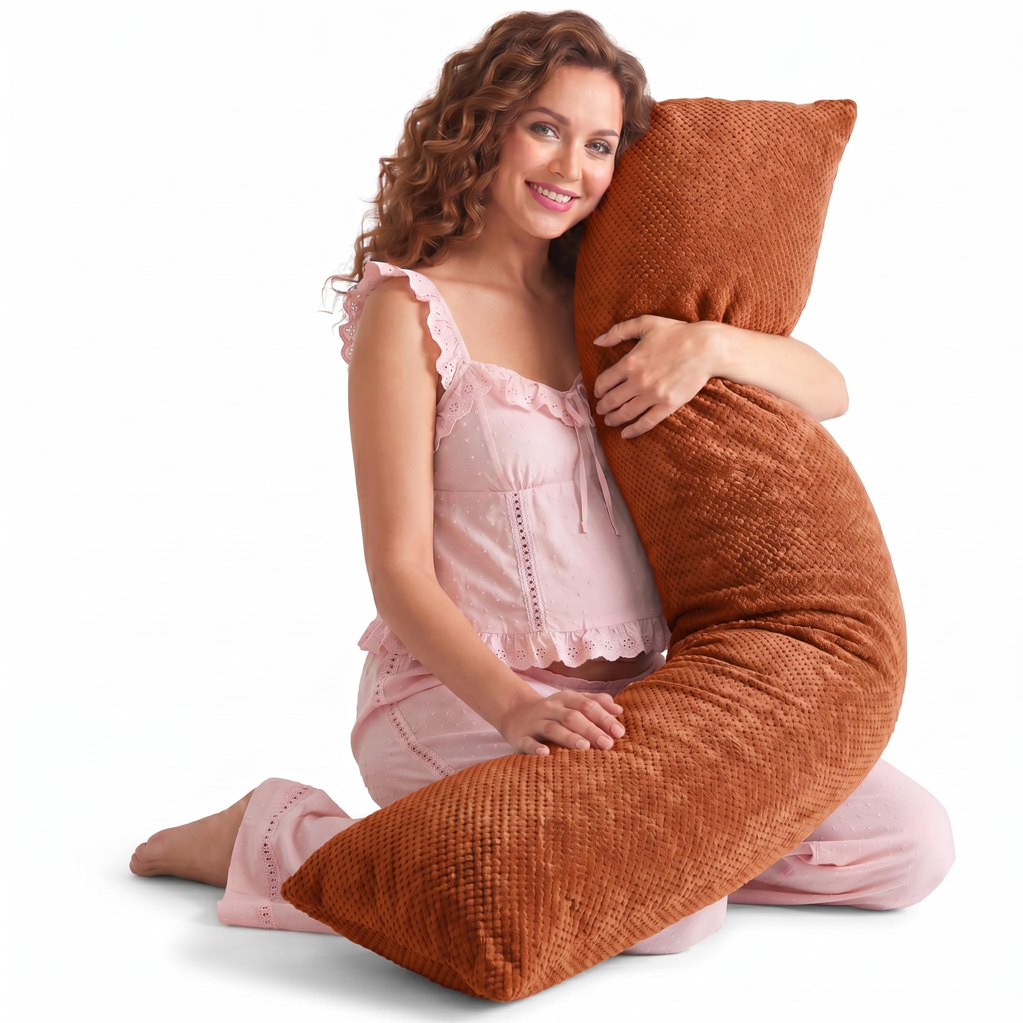 Traumreiter Visco Switch Seitenschläferkissen 40 x 140 cm – Wendekissen fest/weich, höhenverstellbar, Memory Foam & Watte, Body Pillow langes Kopfkissen Körperkissen, Schwangerschaftskissen mit Bezug