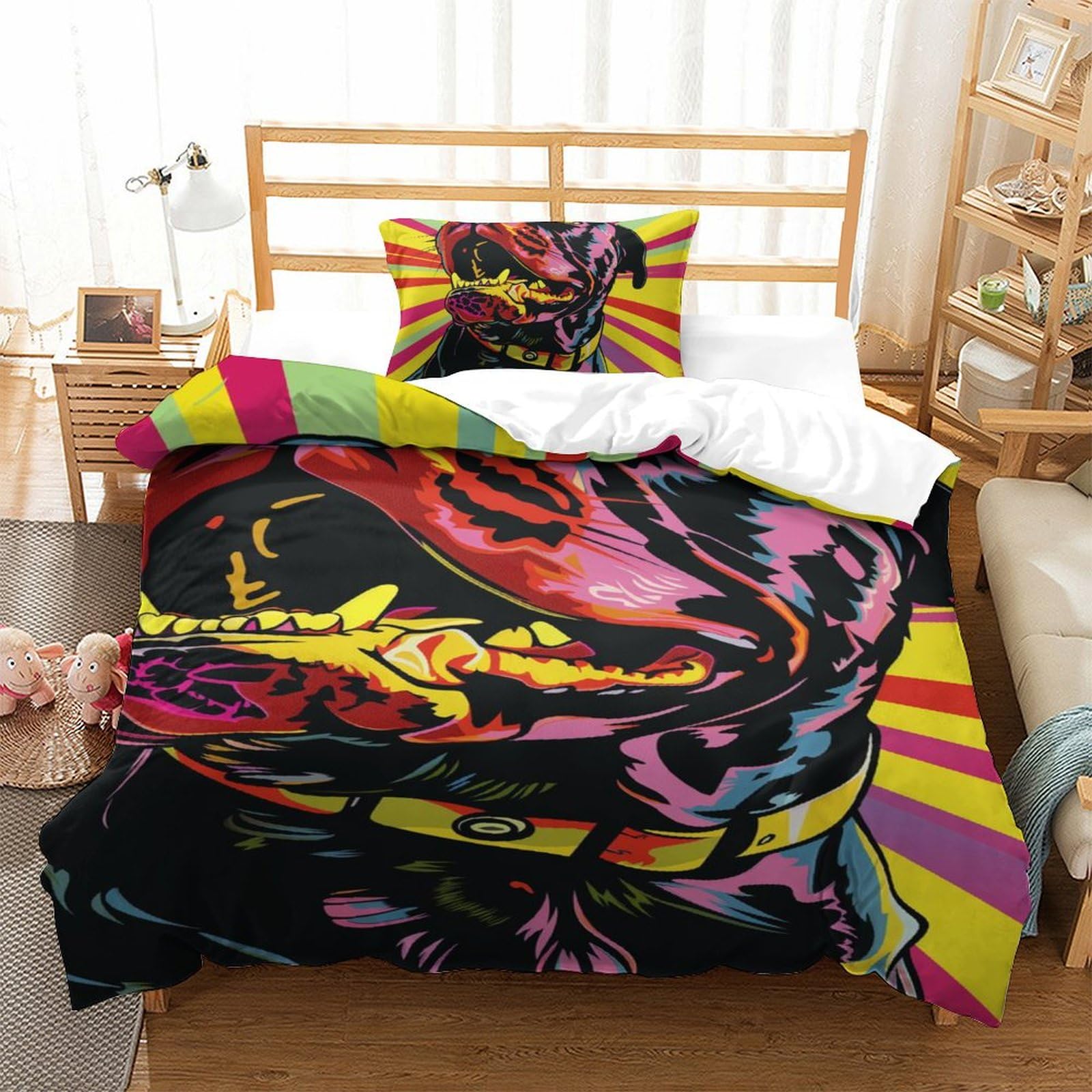 Housse de couette le chien Rowena 135x200cm pour créer un cocon douillet dans la chambre