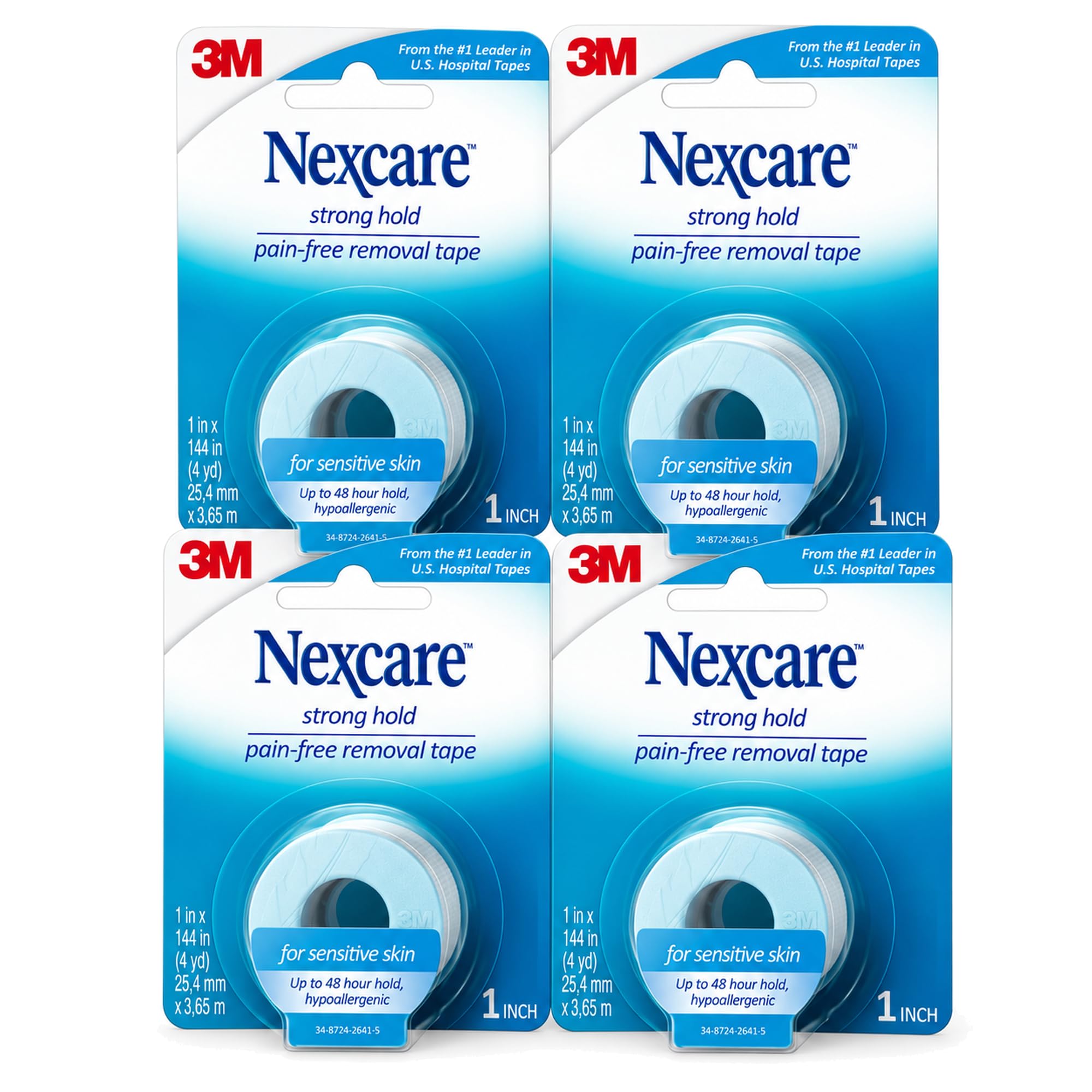 Nexcare Pain-Free Medical Tape - Gentle Wound Care -17 Nexcare Pain-Free Medical Tape - Gentle Wound Care -17
