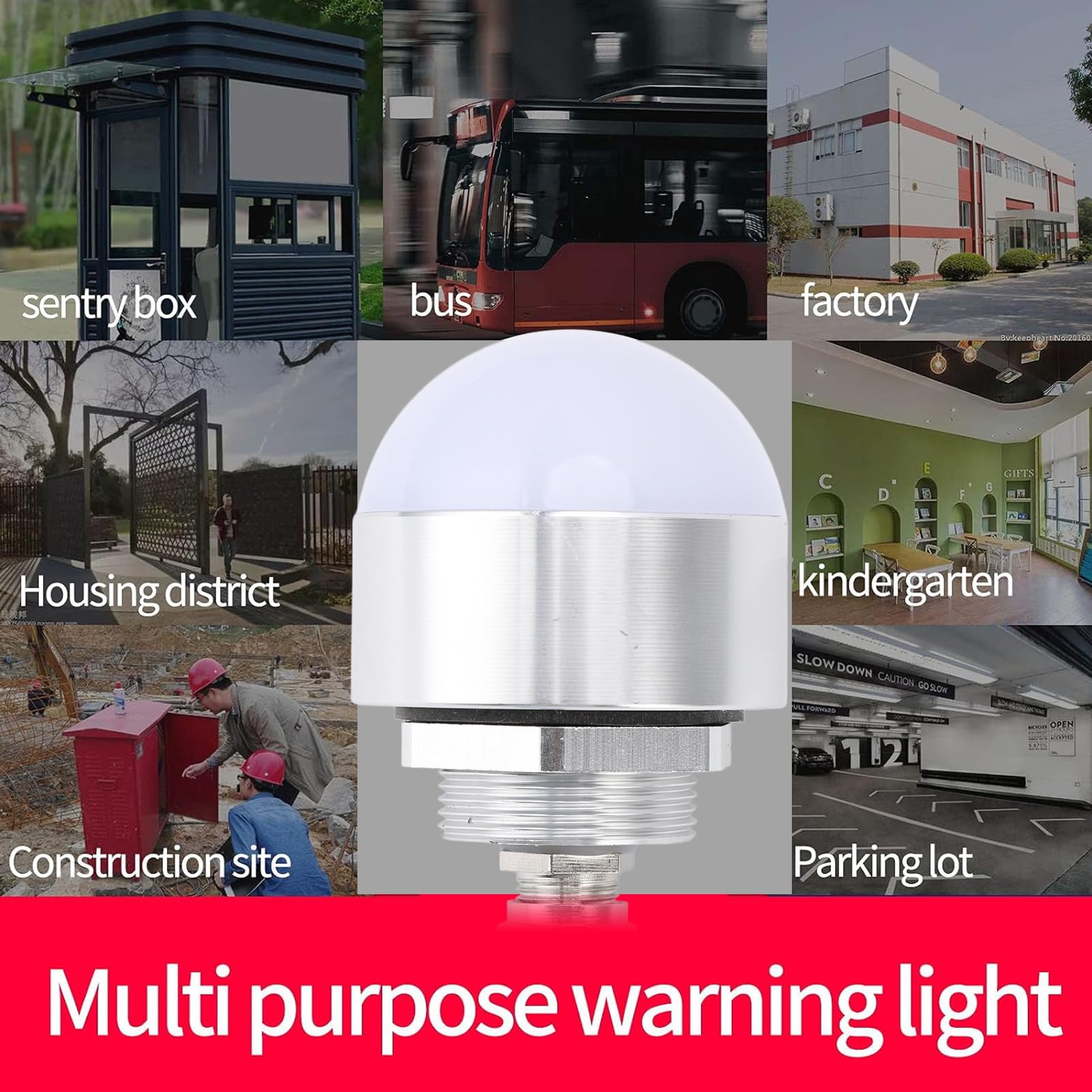 Lámpara LED de señalización industrial, impermeable, diseño