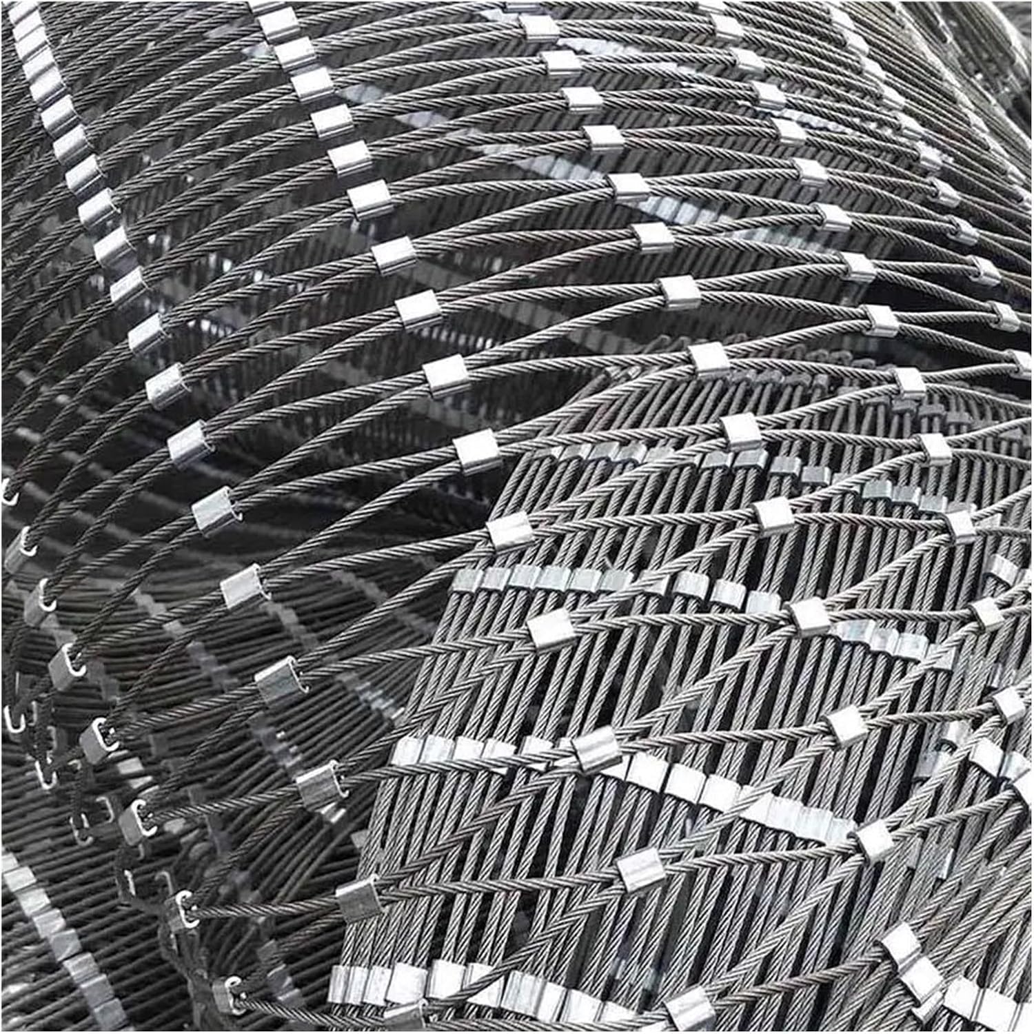 Treillis métallique acier inoxydable flexible filet de protection jardin maille 6cm