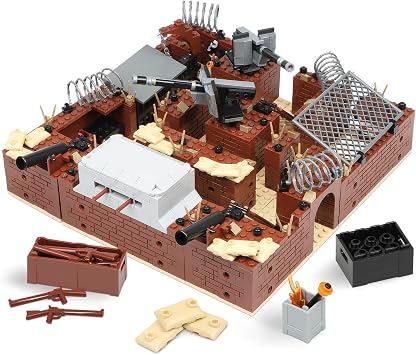 Finger Rock War trenches Building Blocks 833PCS