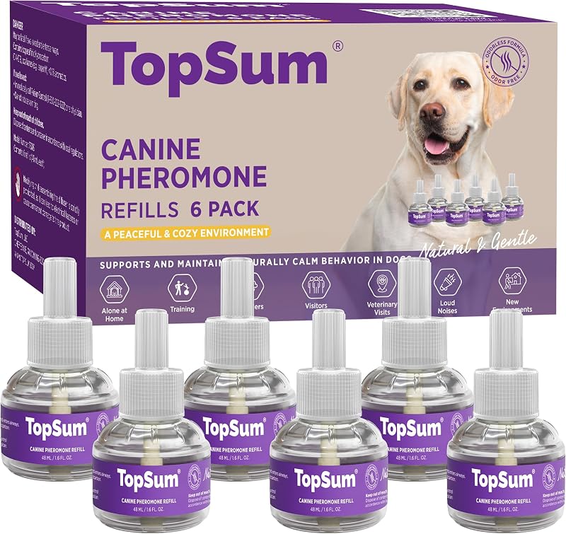 Difusor de Feromônios para Cães TopSum com Refis, Modelo TS03 – Pacote com 3