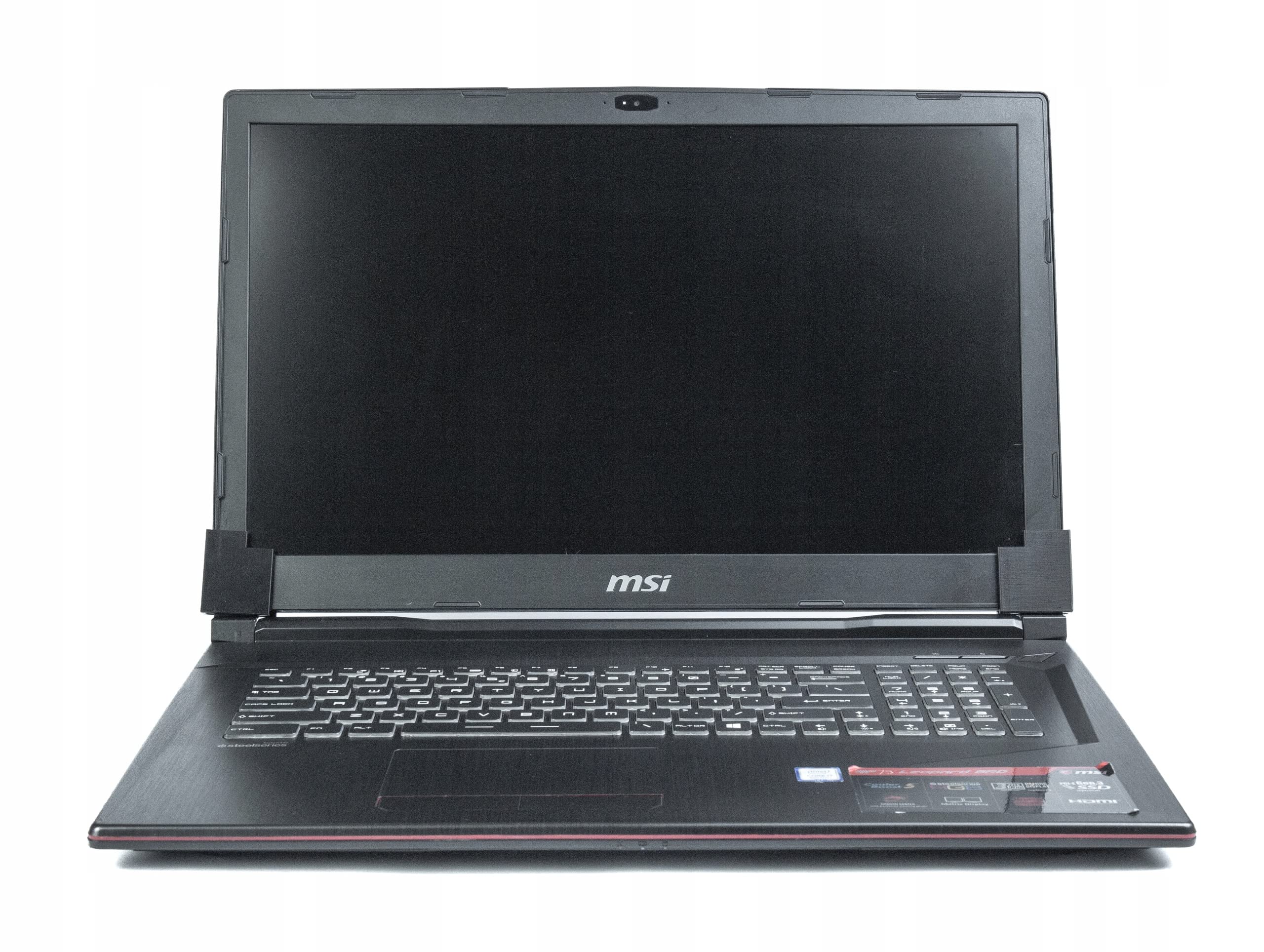 Kit de réparation pour Ordinateur Portable MSI GE73 Raider (boîtier supérieur, Capot d'écran, charnières)