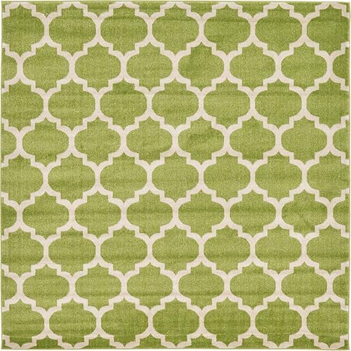 Vista 414 de Unique Loom Trellis Collection - Alfombra estilo marroquí de enrejado gris oscuro (8' 0 pies x 11' 0 pies)