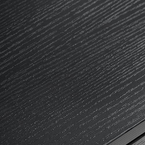 Miniatura 2 de BarberPub Carrito de salón con cajones, carrito de peluquería, gabinete de almacenamiento, organizador de belleza, equipo de spa 2039 (negro)