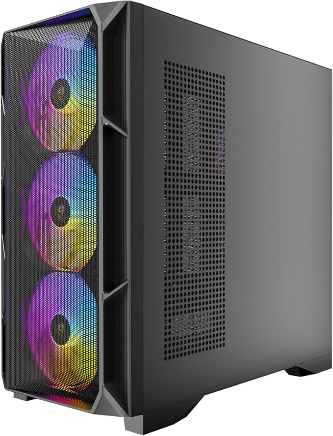 Gabinete PC Mid Tower Antec AX1000 ARGB con 4 ventiladores 140mm miniatura 9