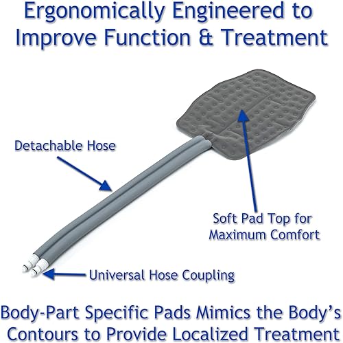 Miniatura 3 de Ossur Cold Rush - Sistema de máquina de terapia compacta con almohadilla lumbar, almohadilla ergonómica y ajustable incluida, silenciosa, ligera y