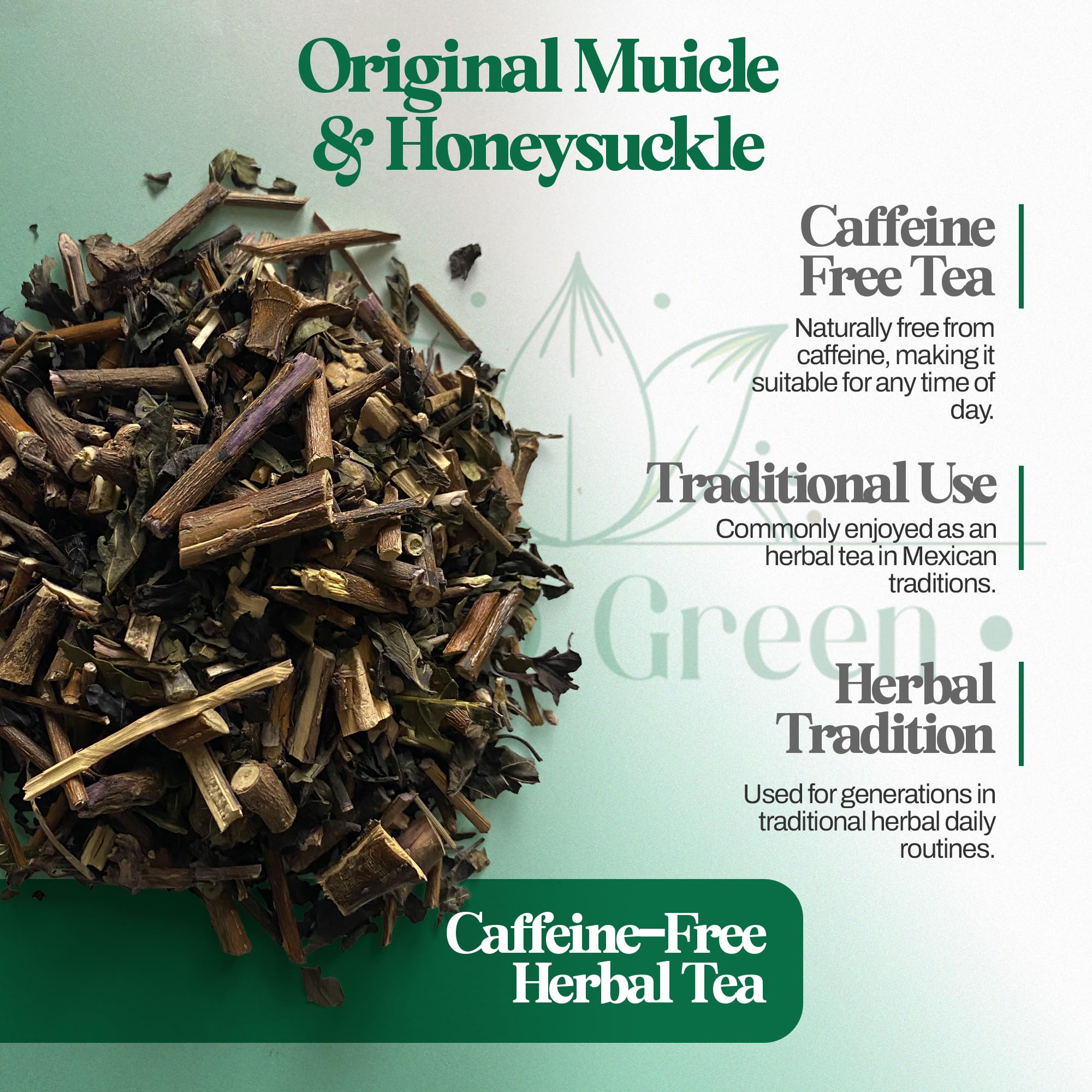 Muicle Mexican Honeysuckle 12 POUND 8.1 oz Herbal tea Caffeine Free 100% natural Gabio Green Herbs 230gr product thumbnail 7