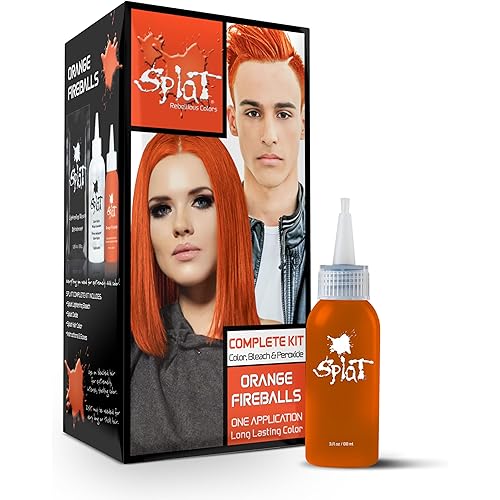 Splat | Orange Fireballs | Original Complete Hair Dye Kit