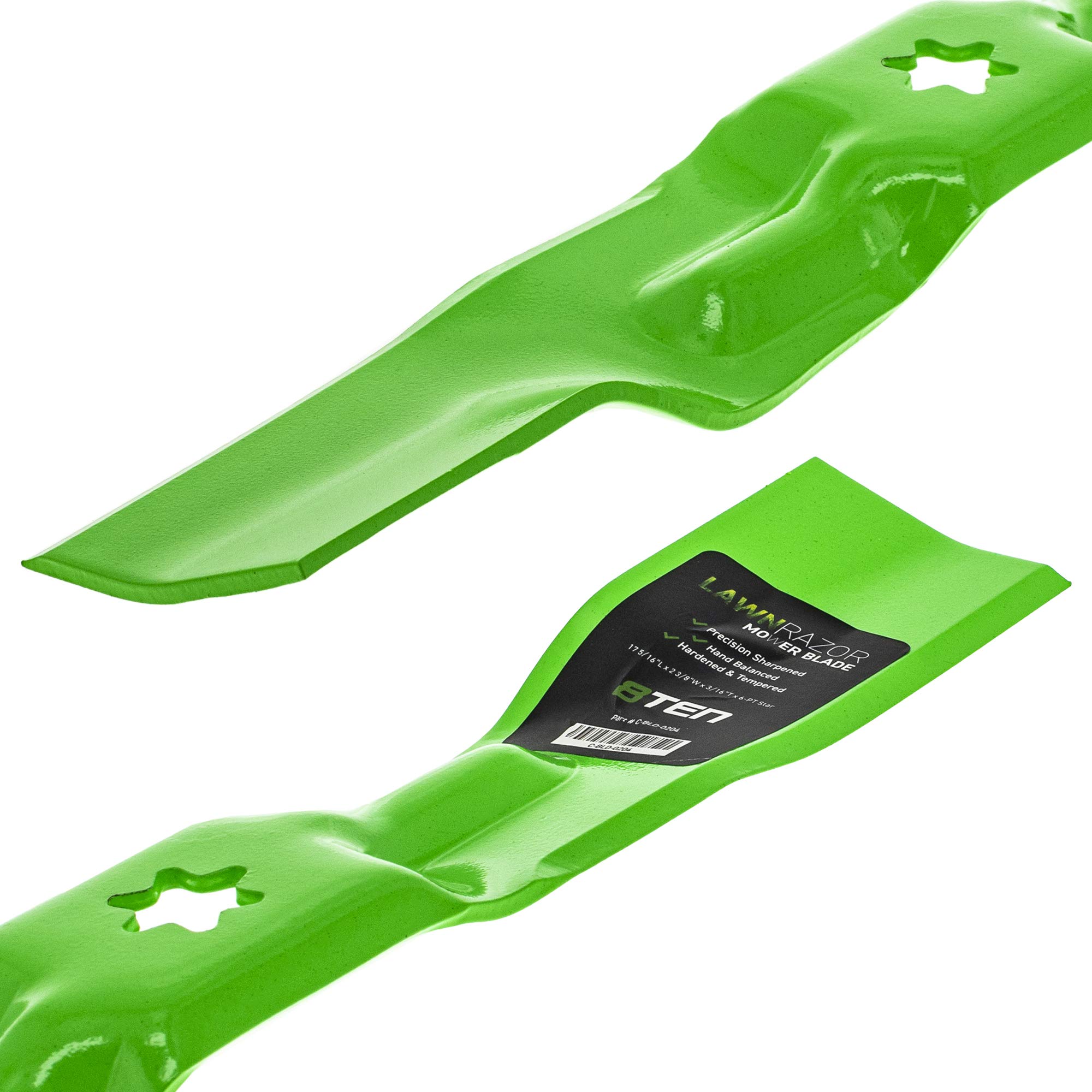 8TEN LawnRAZOR Cuchilla cortadora de mantillo para Cub Cadet 50" kit de mantillo de cubierta de corte 942-05067 3 unidades