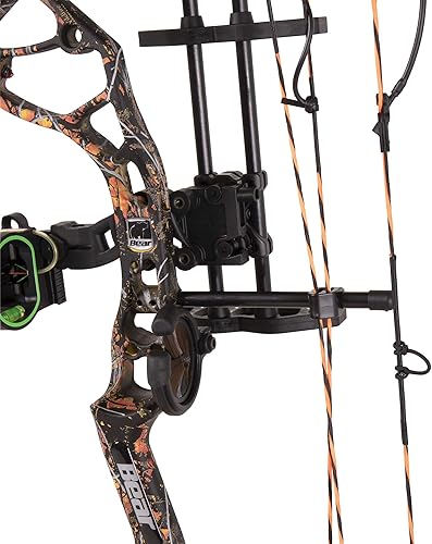 Miniatura 38 de Bear Archery Royale - Paquete de arco compuesto listo para cazar para adultos y jóvenes, longitud de estiramiento de 12 a 27 pulgadas, peso de 5 a