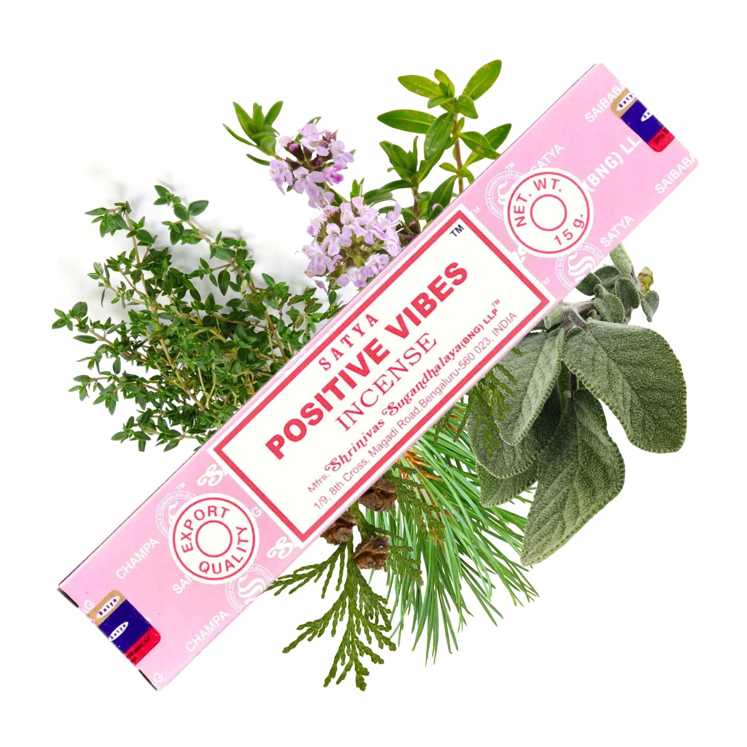 Satya Sai Baba Positive Vibes Incense, 15 g