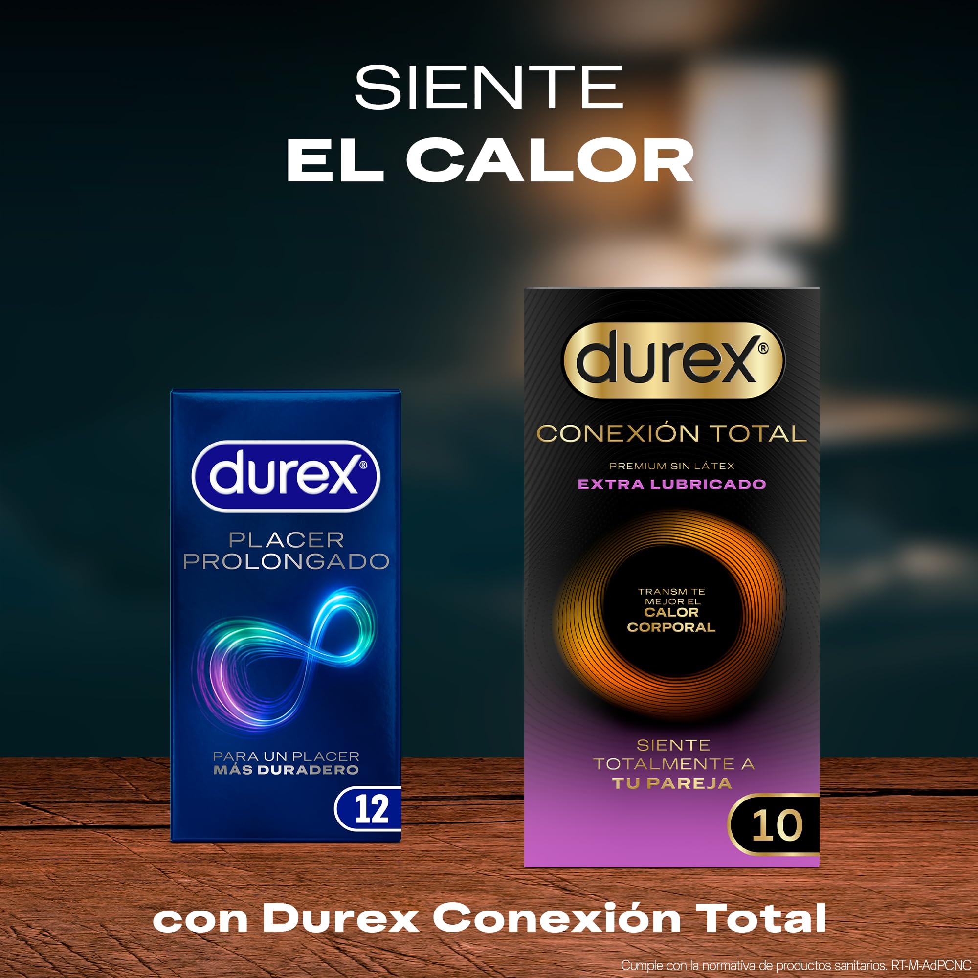 Durex Pack Preservativos Placer Prolongado, con Lubricante Performa de Silicona, Forma Easy-On, 96 condones