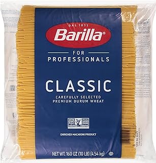 Barilla 20 lb. Thin Spaghetti Pasta, 20 Pound