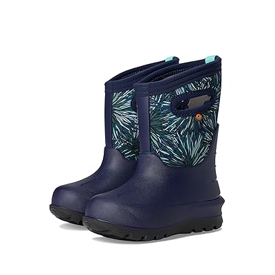 Bogs Kids Neo Classic Firework Floral (Toddler/Little Kid/Big Kid) Kids Shoes Navy