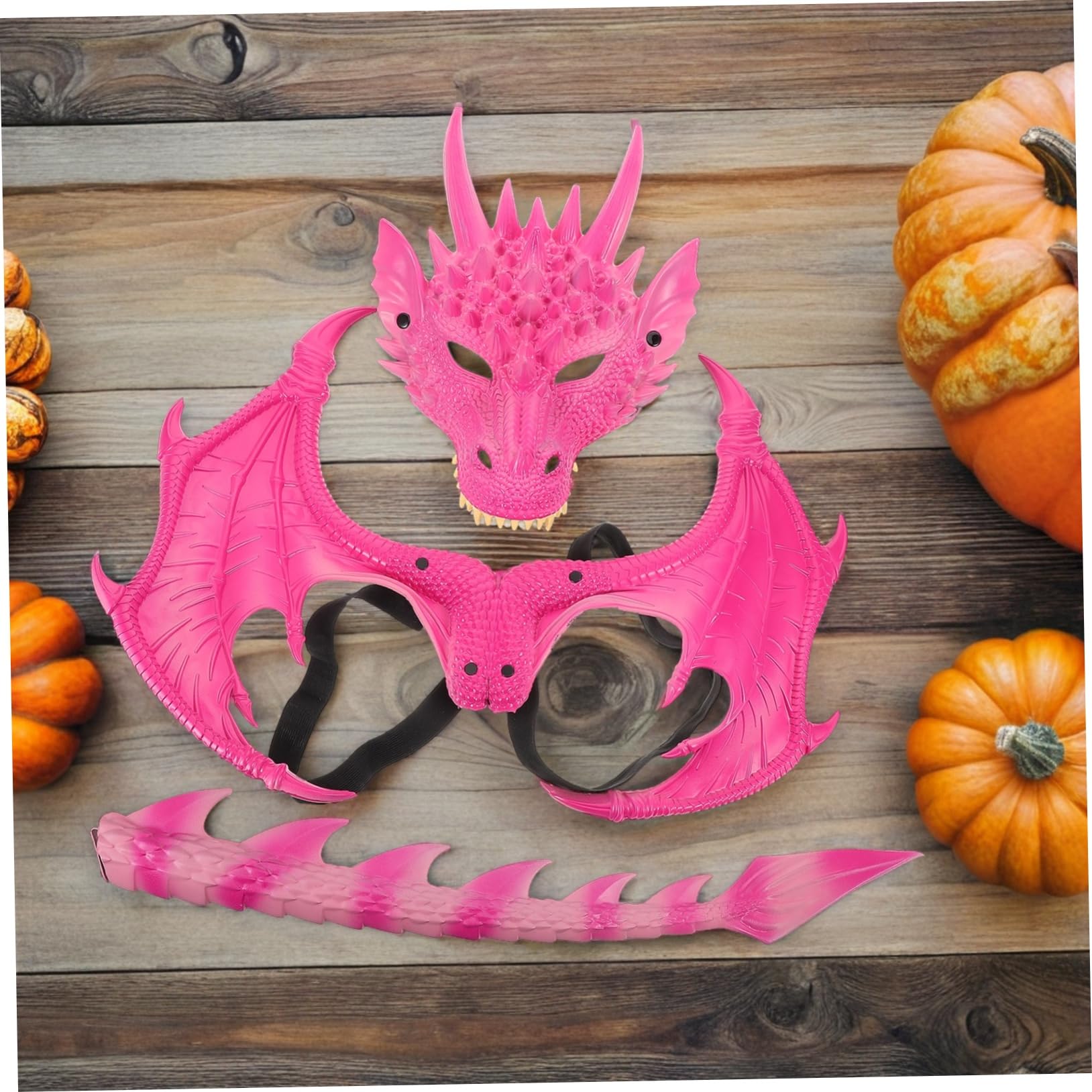 Garneck 3 Pezzi Costume per e Maschera Leggeri e Traspiranti per Halloween Feste Gruppo e Cosplay Facile Indossare e
