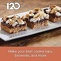 Vista 4 de Farberware Bandeja antiadherente para hornear con tapa/molde antiadherente para tartas, rectangular, 9 x 13 pulgadas, gris y cuadrado, 9 pulgadas