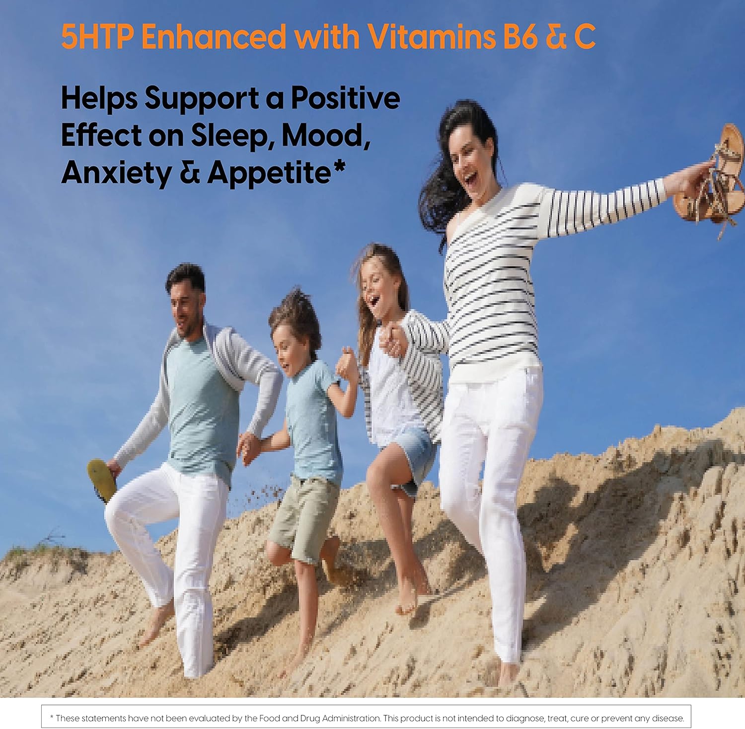 Doctor's Best 5-HTP Enhanced with Vitamins B6 & C, Non-GMO, Vegan, Gluten & Soy Free, 120 Count : Health & Household