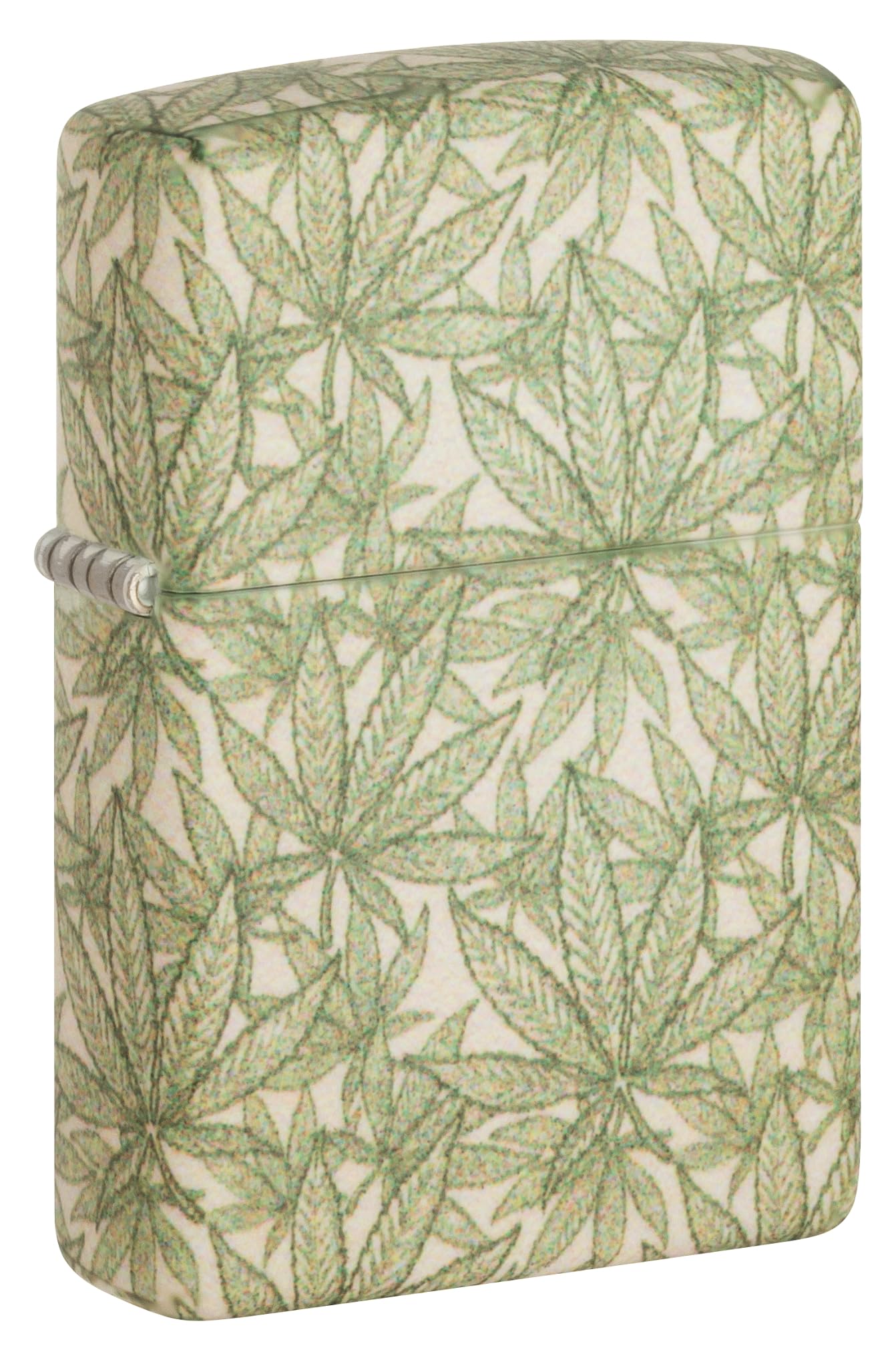 Zippo Windproof Lighter, Cannabis Design – 540°, Colour Image – Refillable, Reusable, Windproof Design – Comes in Gift Box – Made in USA