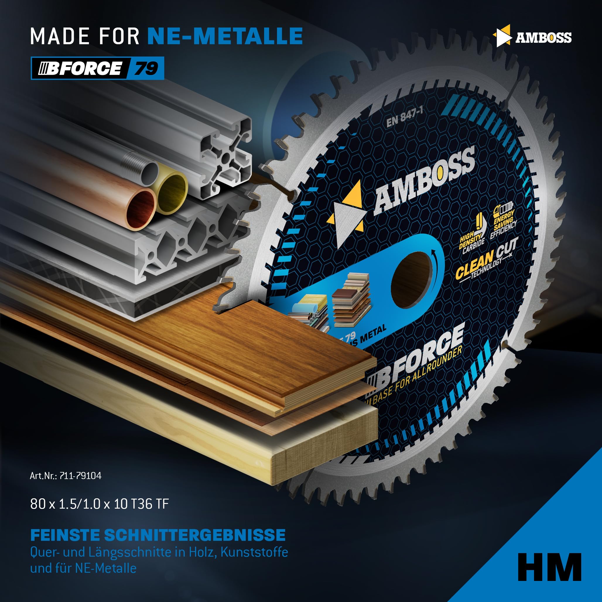 Lame de scie circulaire HM - pour l'aluminium, les plastiques et les Lame de scie circulaire HM - pour l'aluminium, les plastiques et les