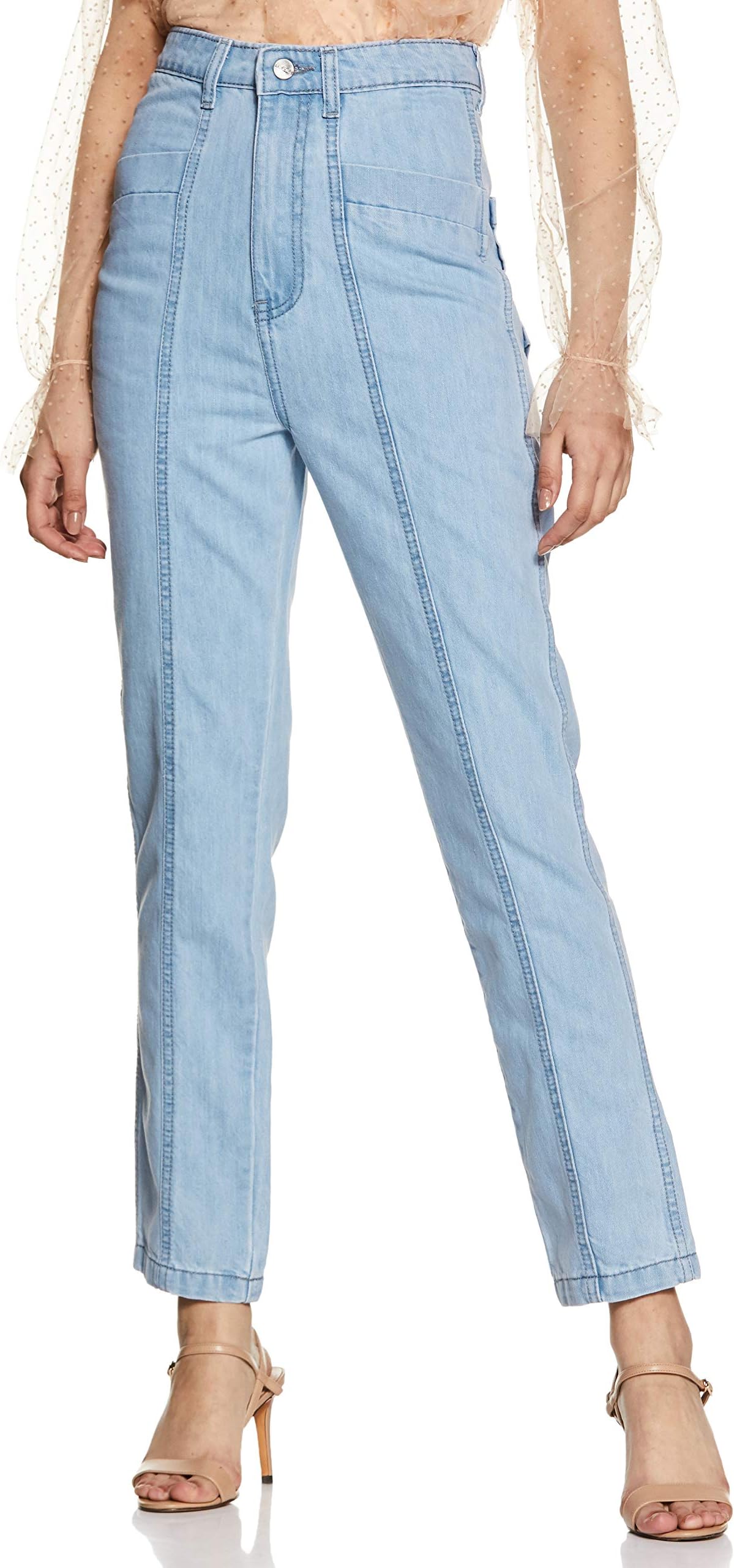 AKA CHICWomen's Relaxed Jeans, Blue, 26