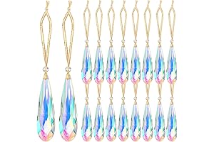 Christmas Teardrop Crystals Ornaments