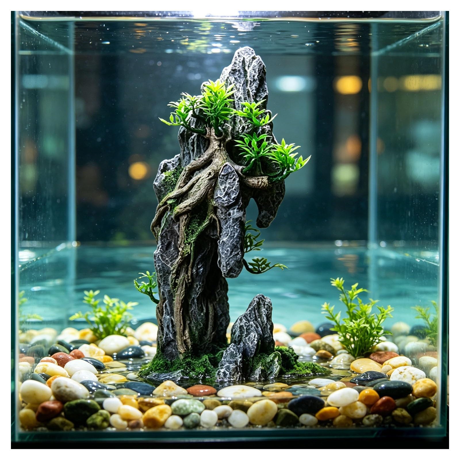 Accesorios for acuario,adorno paisajístico roca for pecera de resina