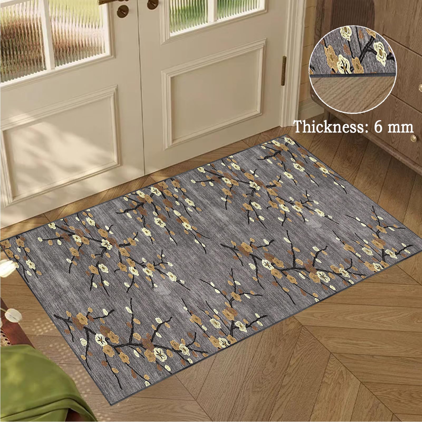Tappeto Passatoia per Ingresso 100 x 100 cm, Tappeto Passatoia per Corridoio Moderno Tappeto Runner Cucina Lavabile Tappeto per Cucina, Soggiorno, Camera da Letto, Ingresso, Lavanderia