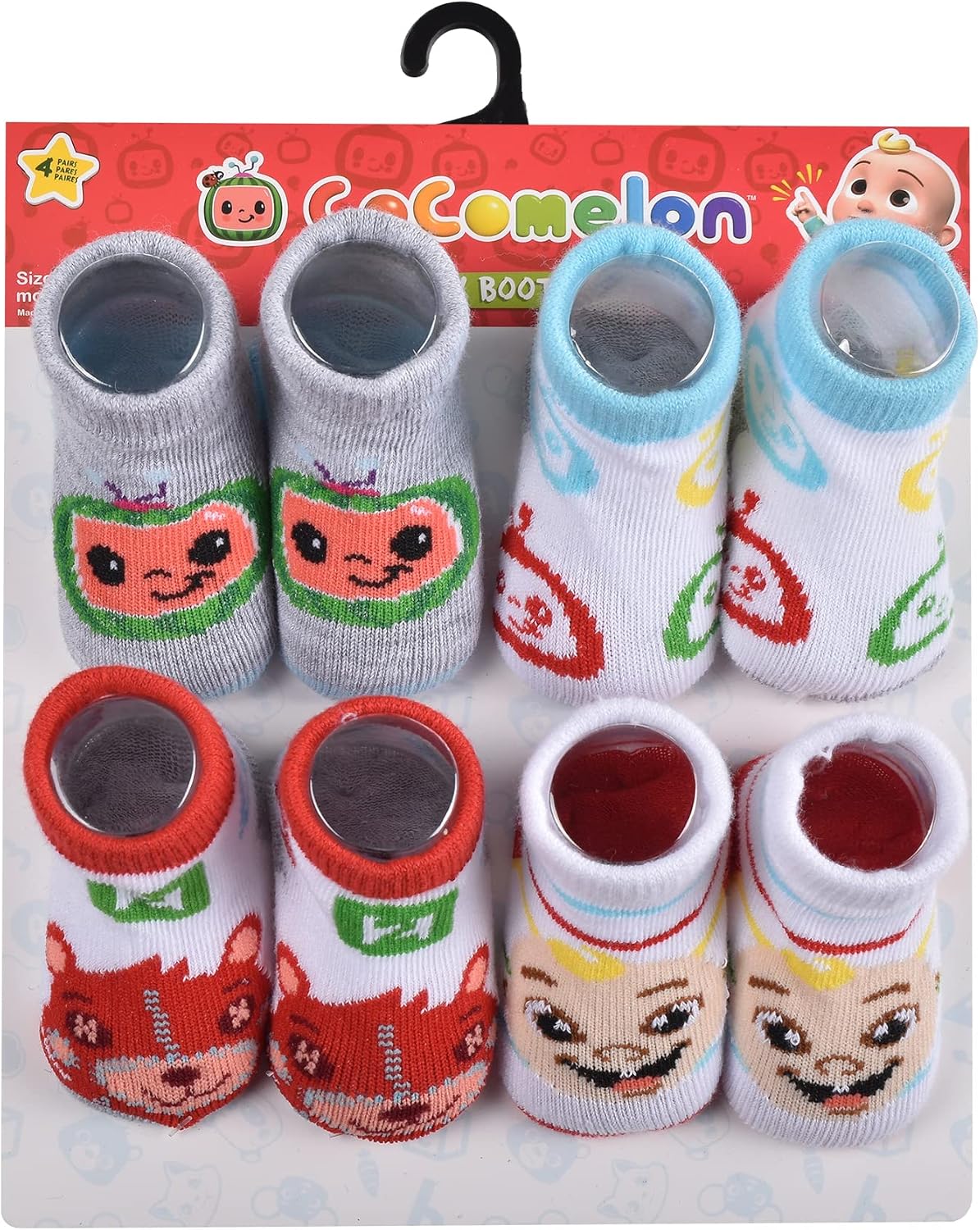 CoComelon baby-boys Quarter SocksQuarter Sock