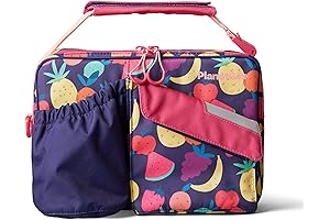 Sustainable Leak-Proof Insulated Lunch Bag with Adjustable Strap and Pockets for Snacks and Drinks