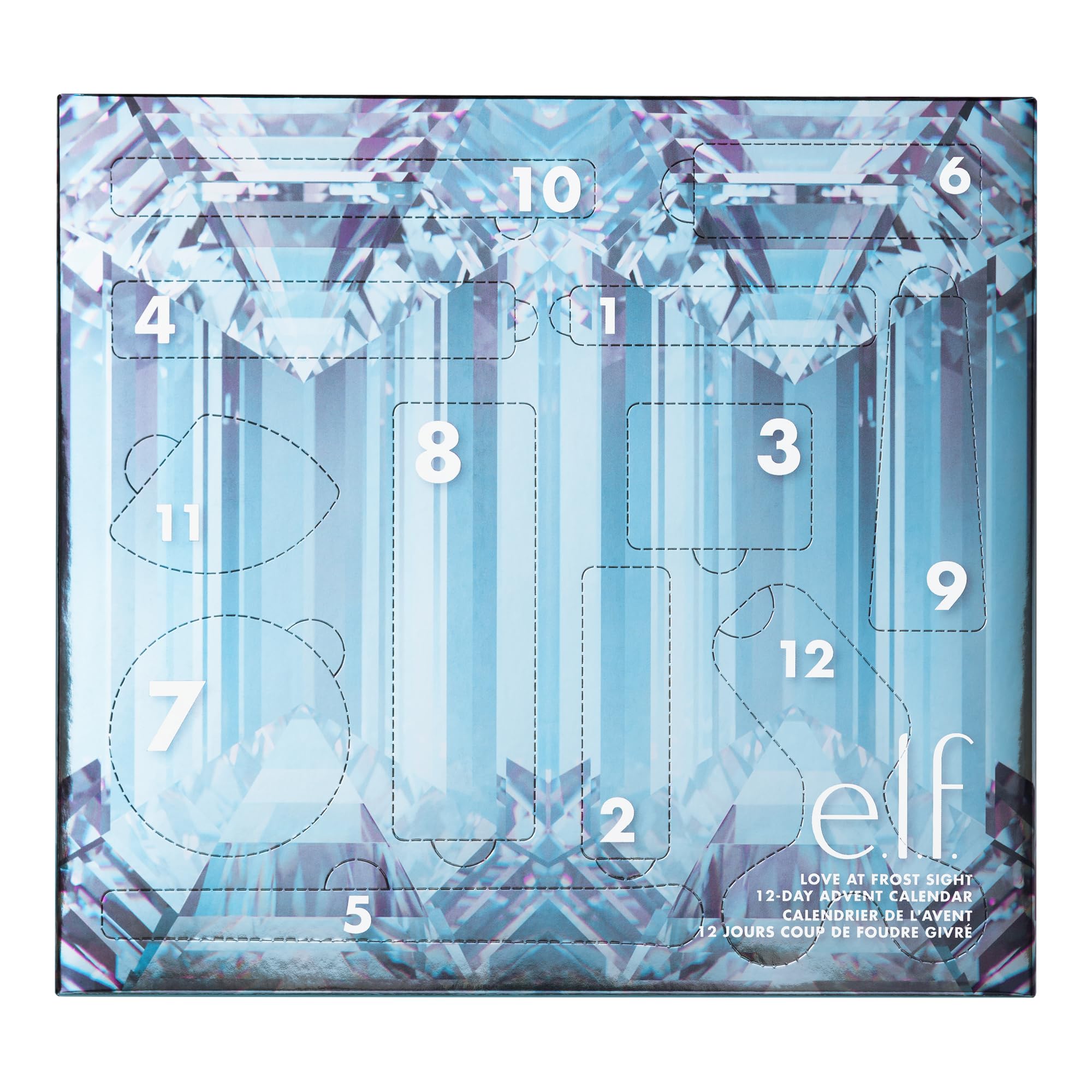 e.l.f.Love at Frost Sight 12-Day Advent Calendar 2025, Skincare Essentials & Festive Makeup In Limited-Edition Shades, Vegan & Cruelty-Free