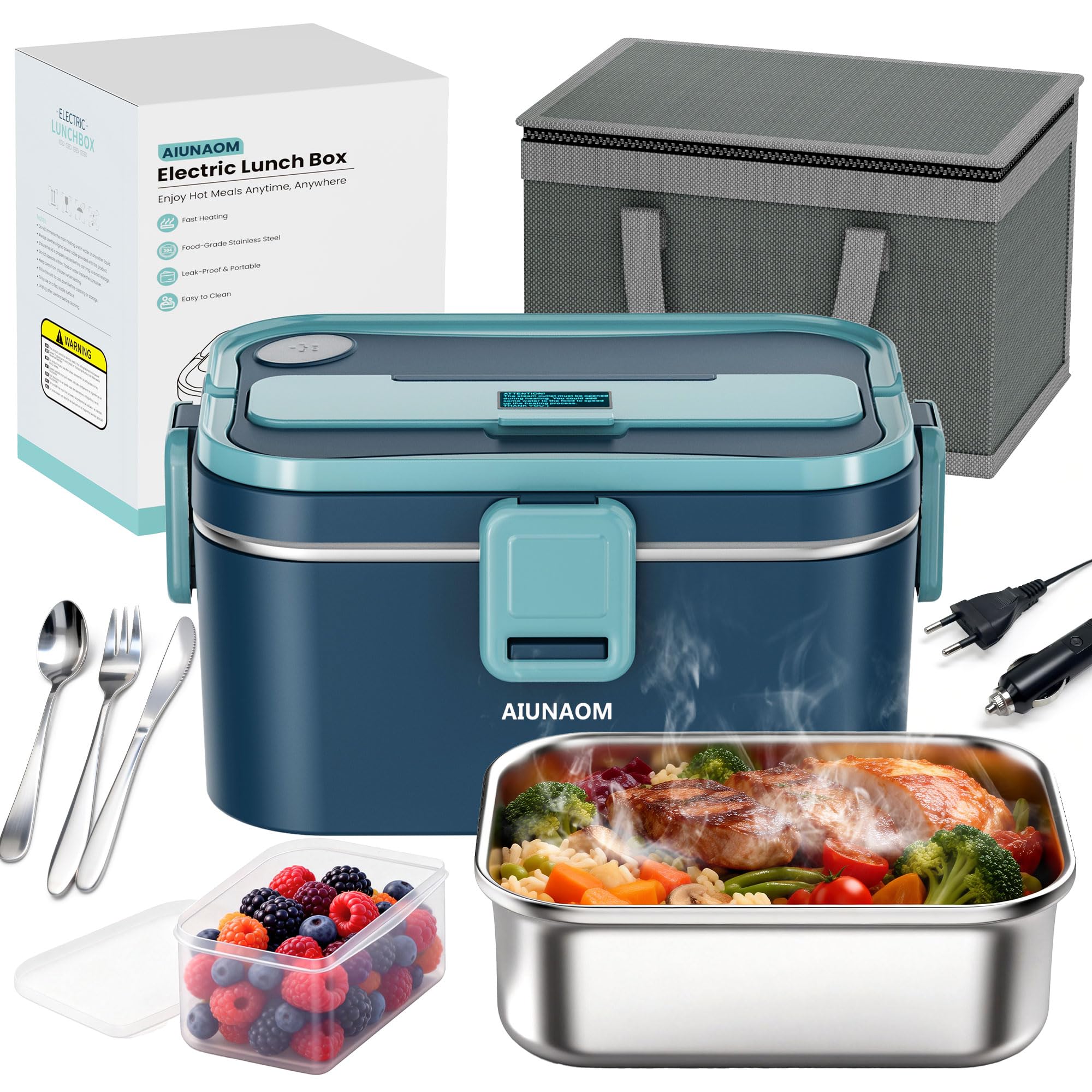 Fiambrera Eléctrica - Calentamiento rápido fácil Fiambrera Eléctrica - Calentamiento rápido fácil