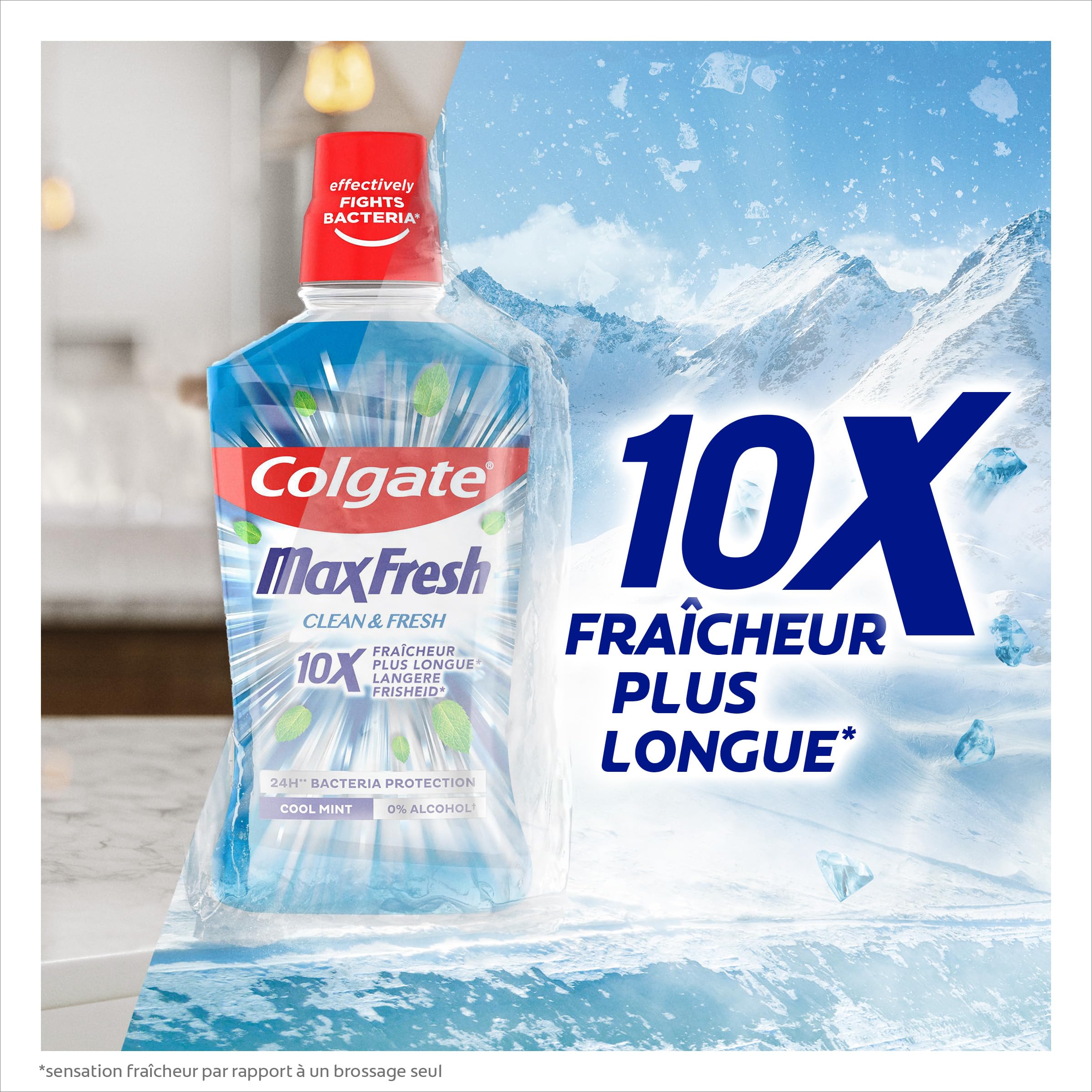 COLGATE Max Fresh Clean & Fresh Płyn do płukania ust - Długotrwała świeżość - 500ml