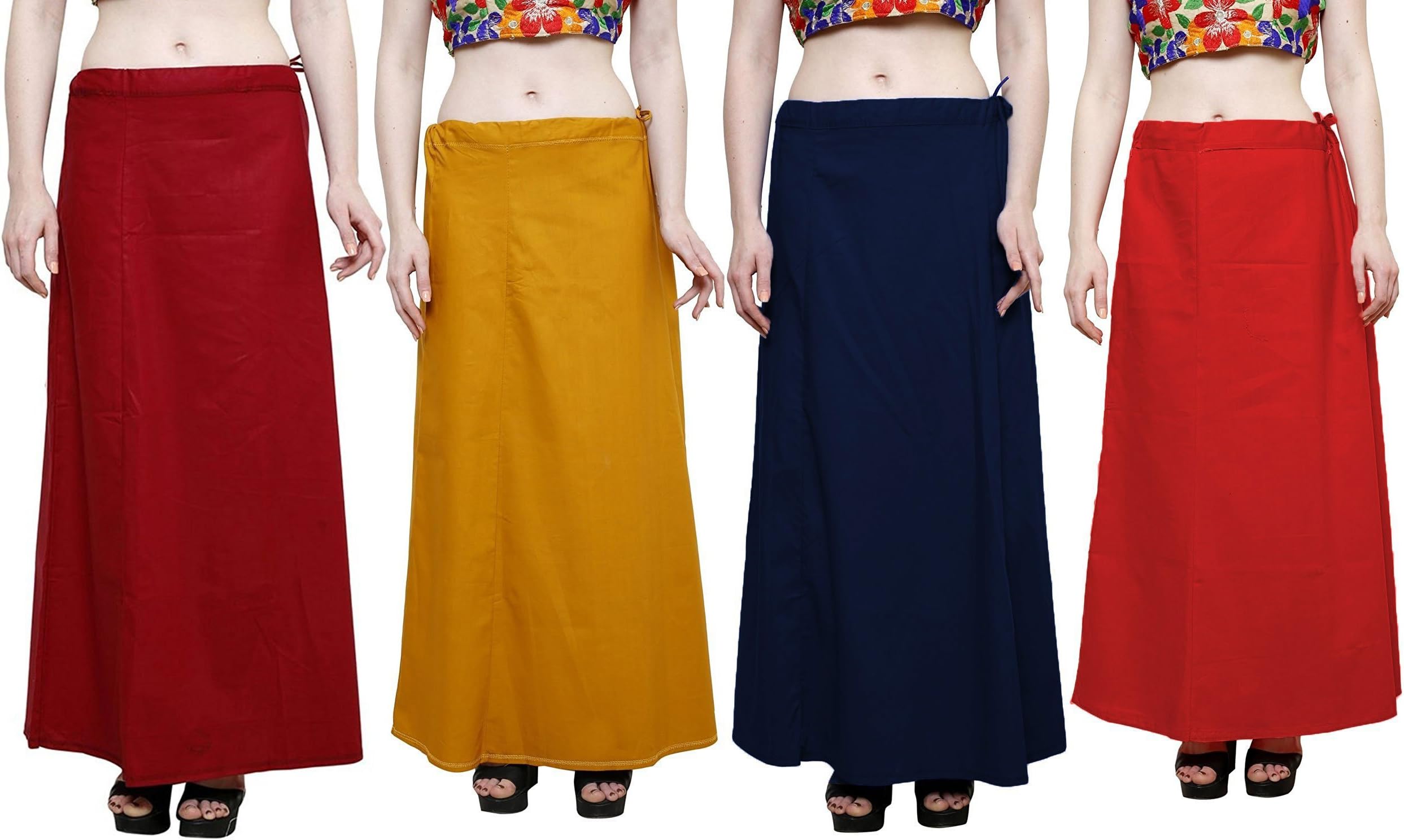 Nikita Women's Cotton Inskirt Saree Petticoats