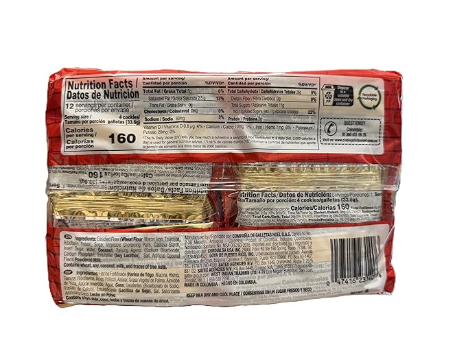 Festival Coconut Cookies | Galletas Rellenas de Coco | 14.22 oz miniatura 4