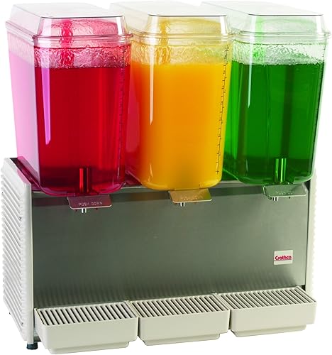 Grindmaster-Cecilware D35-3 Crathco Classic Bubblers Premix dispensadores de bebidas frías 5 galones acabado de acero inoxidable Grindmaster-Cecilware D35-3 Crathco Classic Bubblers Premix dispensadores de bebidas frías 5 galones acabado de acero inoxidable