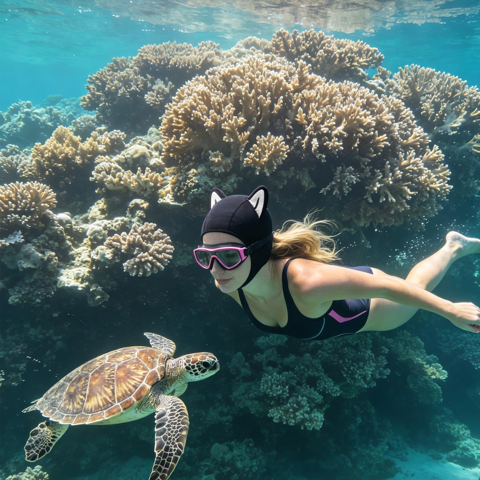 Genérico Capucha Buceo Cubierta Craneal De Neopreno con Ajuste Cómodo | Capucha De Buceo Flexible Para Agua Fría Técnico Y Recreativo Todas Las Estaciones Del Año Kayak Natación Surf Vela Y