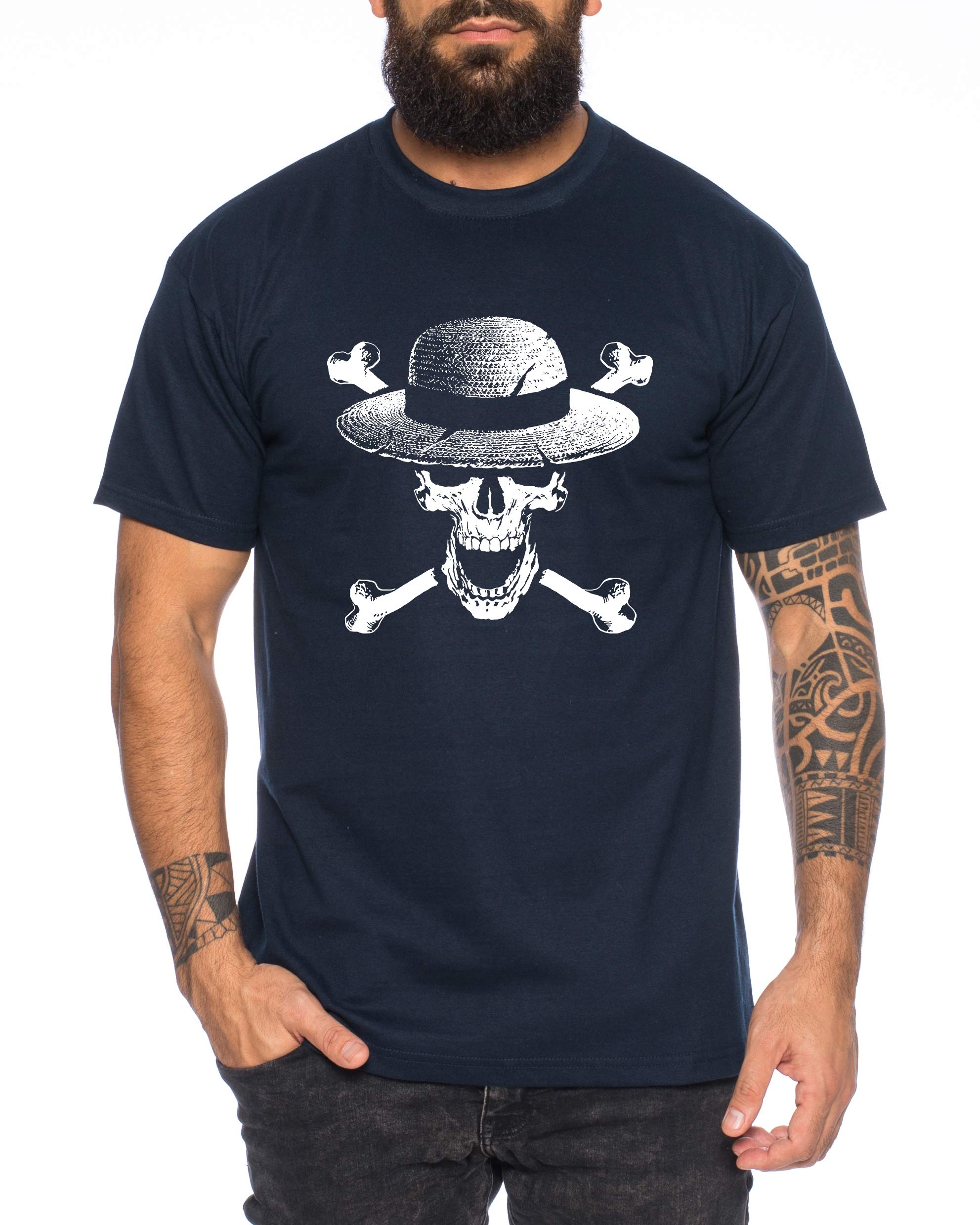 Camiseta One Peace Luffy Zoro Sanji Anime Hope Mangá Skull