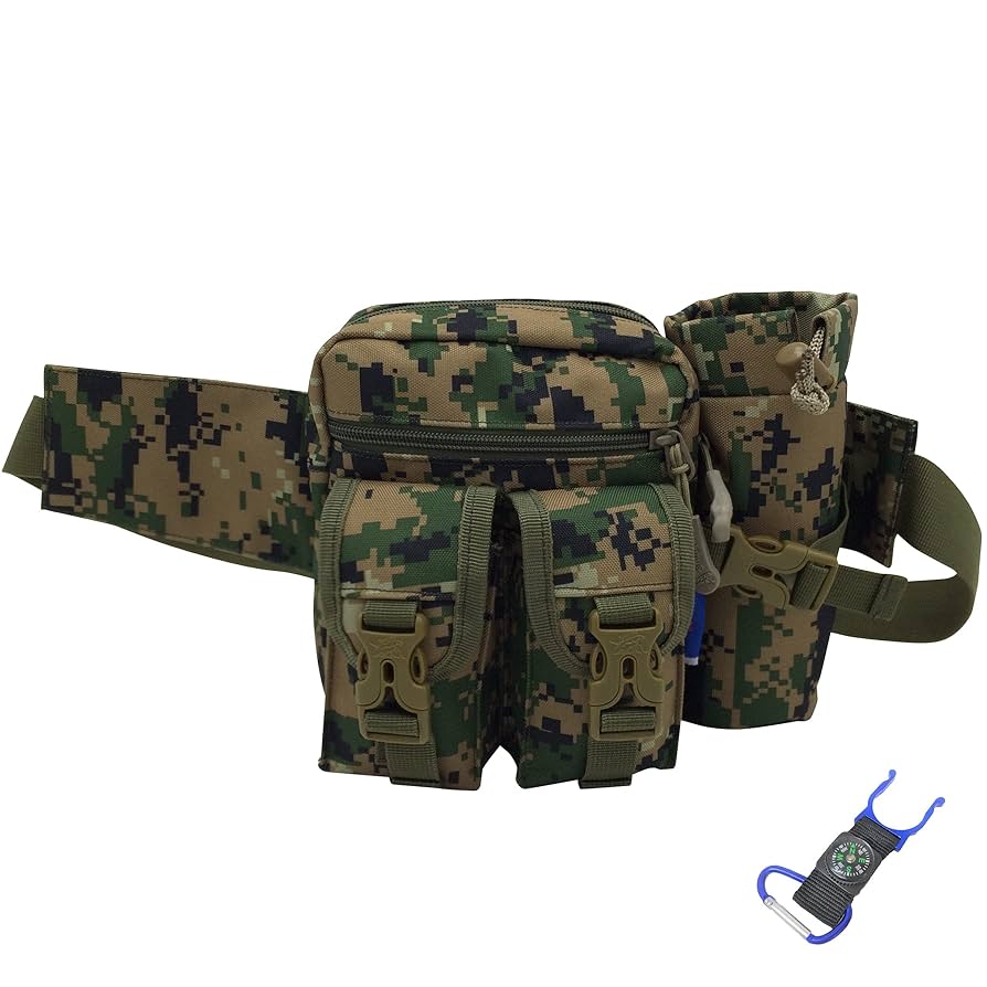 Amazon | タクティカル ウエストポーチ ミリタリー 迷彩