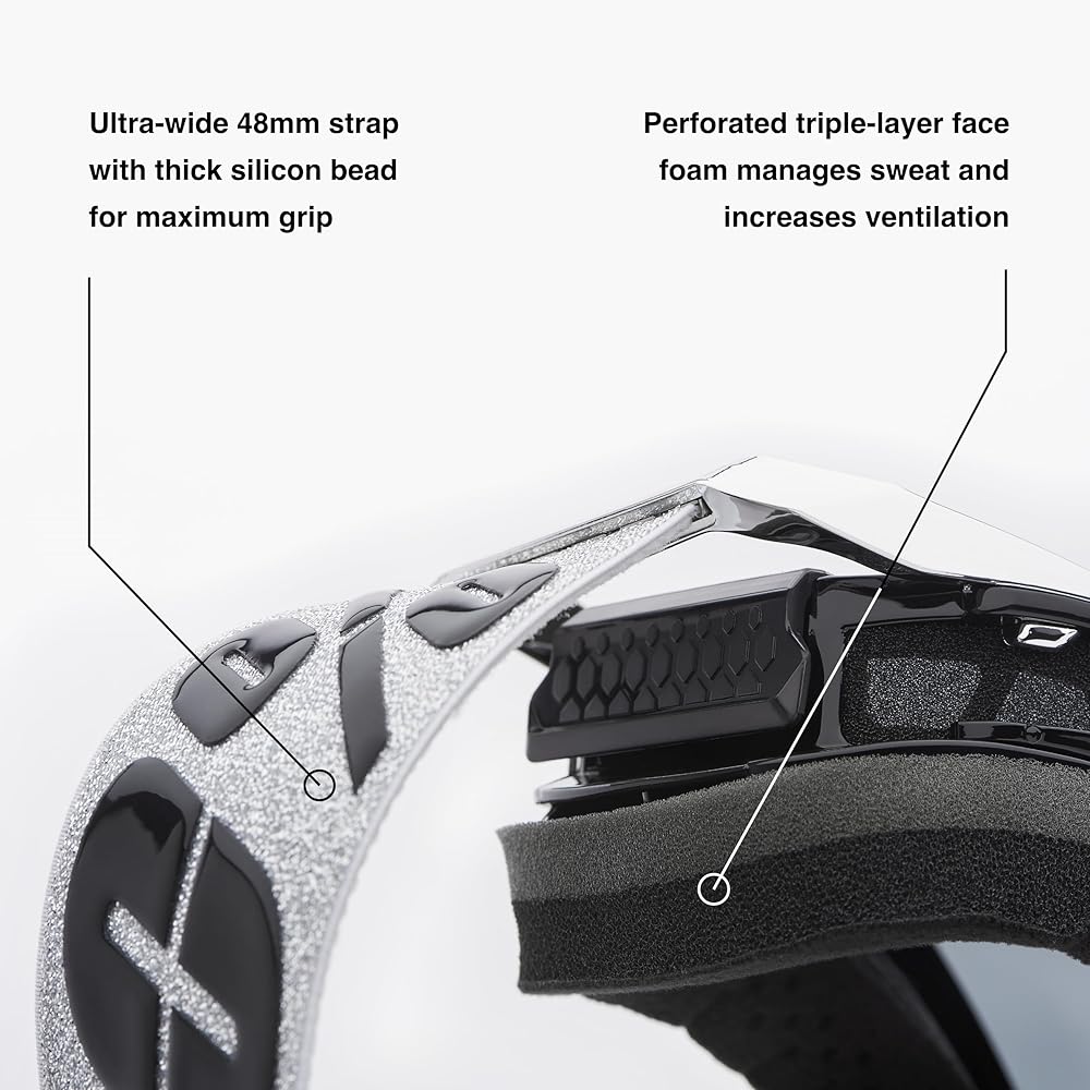 Amazon | 100% ARMEGA プレミアム保護スポーツゴーグル ウルトラ