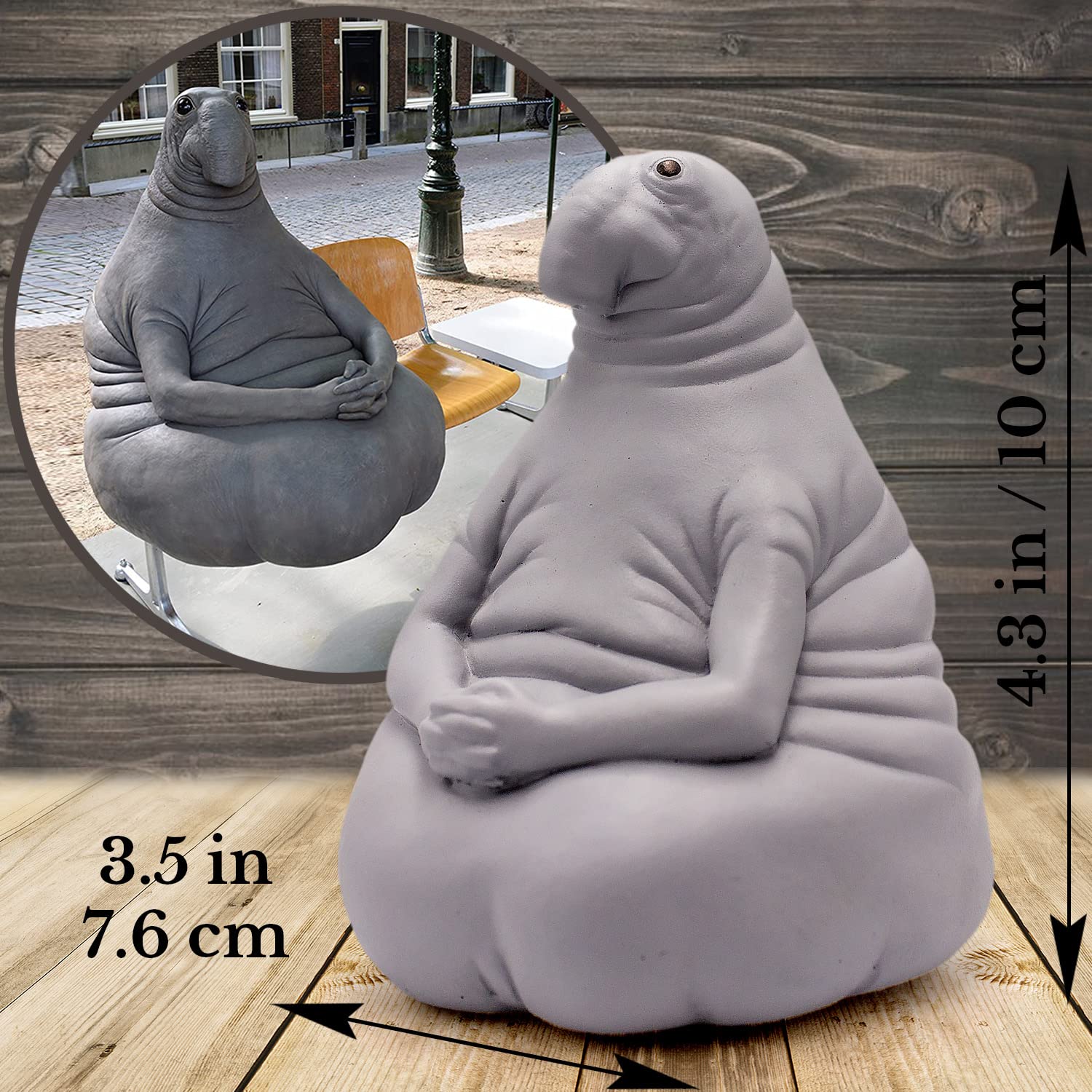 AEVVV Zhdun Meme Homunculus Loxodontus Plaster Gypsum Sculpture Piggy Money Bank Moneybank Moneybox Waiting Awaiter For Children : Buy Online at Best Price in KSA - Souq is now