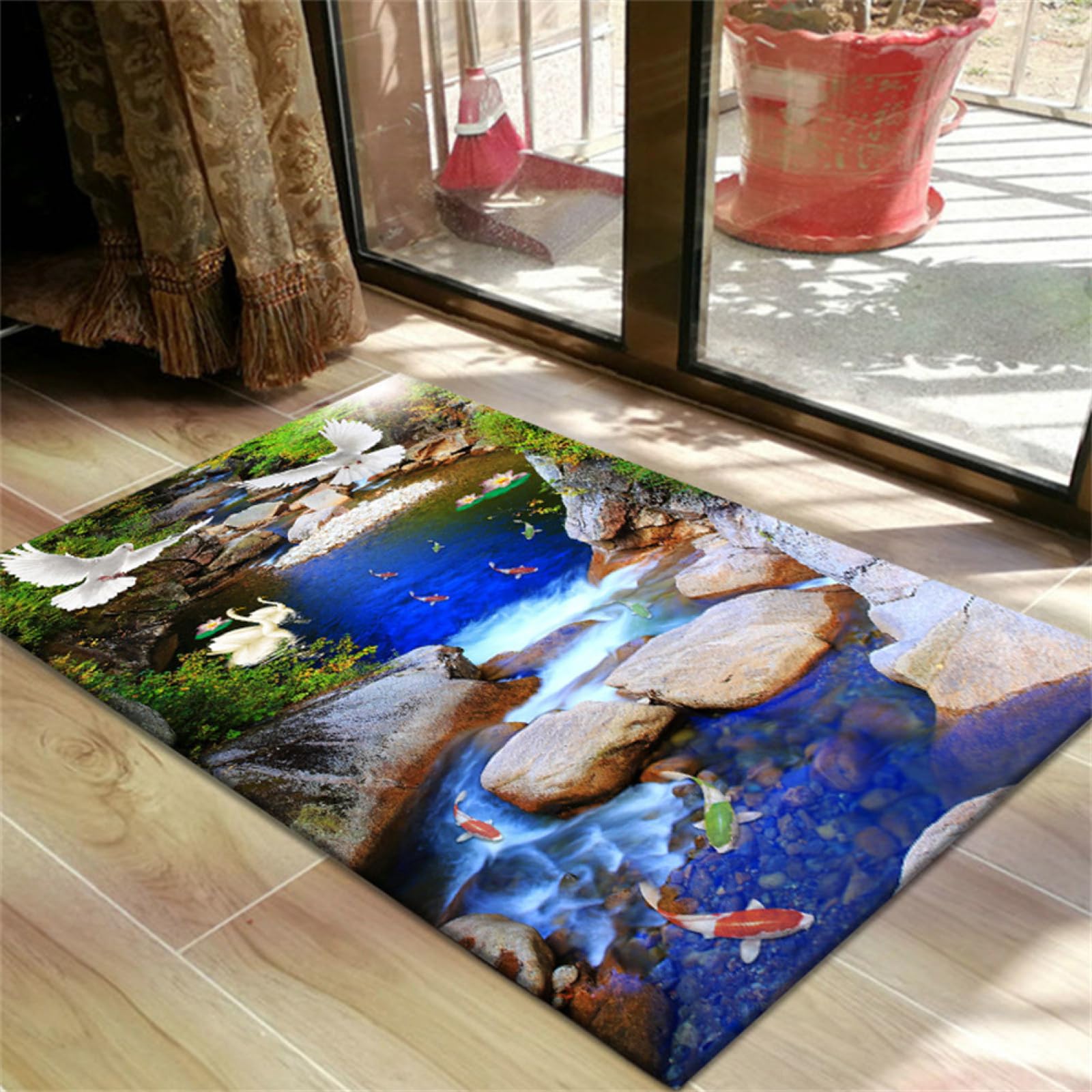 Tappeto Bagno Antiscivolo 60x100cm Tappeti Bagno Assorbenti, Tappetino da Bagno Morbido Super Assorbente, Ttappeto Cucina, Tappeto Ingresso Interno Lavabile, Bagno Tappeto Asciugatura Rapida Color