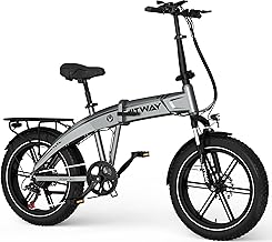HITWAY 20 * 4,0” Vélo électrique, 48V 10,4Ah Batterie jusqu'à 50-100KM, 250W Moteur Fat Tire E Bike, VAE Pedelec Pliable avec 7 Vitesses pour Les Adultes
