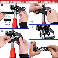 Vista 5 de Trimmer Strap Upgraded for Weed Shoulder Strap Easy Release Brush Cutter Harness Blower Strap Universal Compatible with EGO/Greenworks/DEWALT String