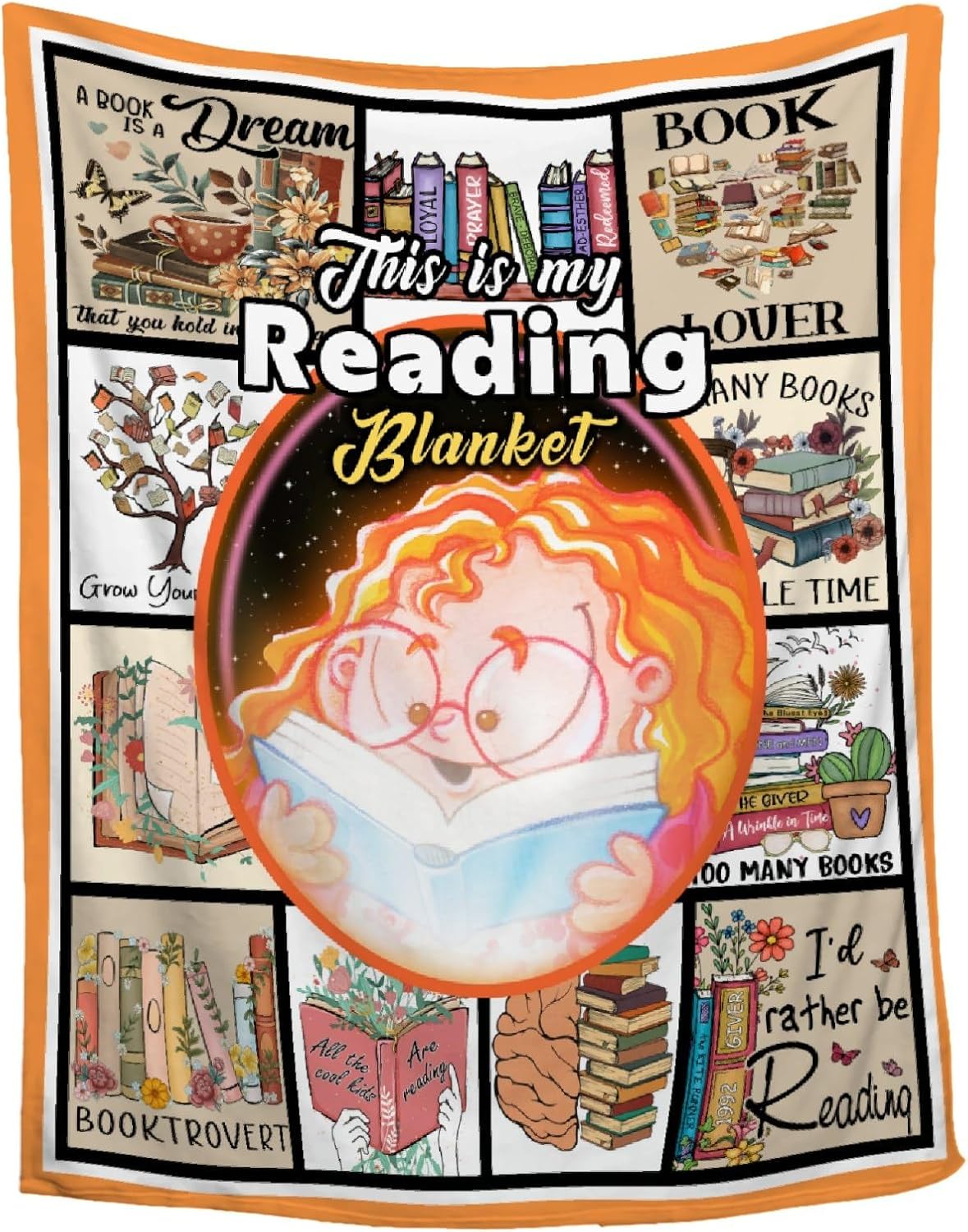 Book Lovers Blanket Gift Gifts for Book Lovers This Is