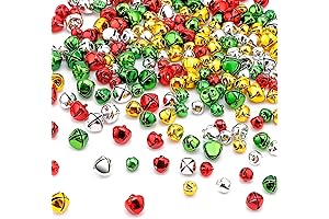 Colorful Mini Jingle Bells for Festive Crafts